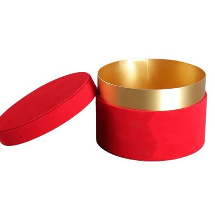 Custom Velvet Gift Flower Cardboard Box for Suede Flower Avaialble and Other Gift Craft