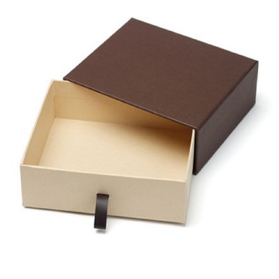 Sliding Drawer Earring Jewelry Box And Pouch With Custom Logo And Recyclable Material