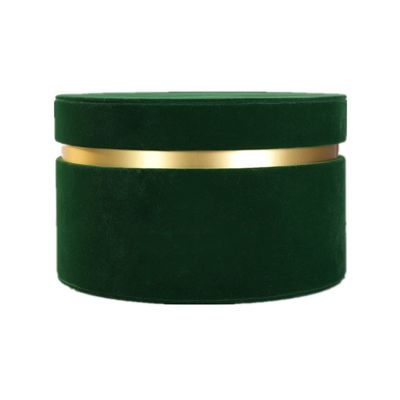 Flower Package Suede Velvet Cardboard Rose Box Packaging for Gift Hat Paper Box Custom