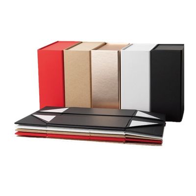 Collapsible Folding Bulk Cardboard Gift Boxes Glossy Lamination CMYK Printing