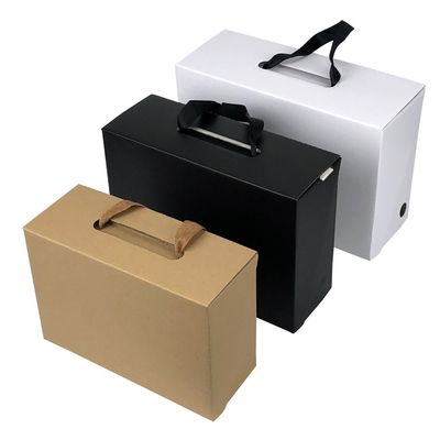 Black Pink Corrugated Clothing Shipping Packaging with Design Logo Mailer Box for Dress Shoes