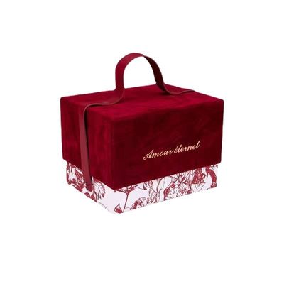 Customer's Specific Requirement Rigid Boxes Large Dress Packaging Box with Handles