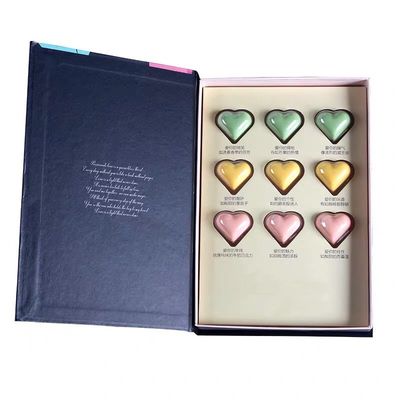 Custom Ribbon Gift Box 9-Piece Heart-Shaped Chocolate Box for Sale on Valentine's Day