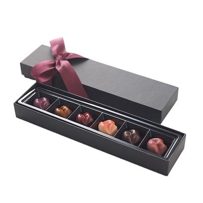 Cardboard Customized 6pcs Packaging Pretty Elegant Design Chocolates Luxury Box For Gift