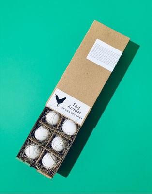 Custom Unique Surprise Egg Trays Cardboard Paper Roll Packaging for Quail and Goose Eggs