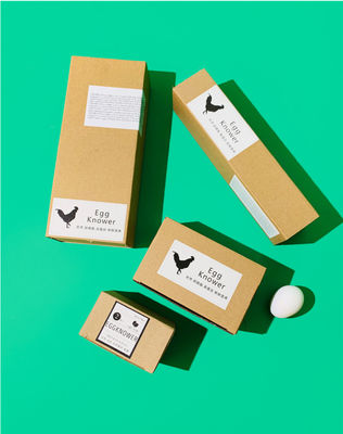 Custom Unique Surprise Egg Trays Cardboard Paper Roll Packaging for Quail and Goose Eggs