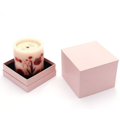 Textured Paper Candle Gift Boxes