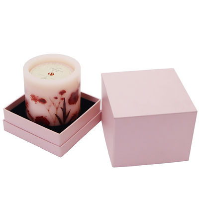 Textured Paper Candle Gift Boxes