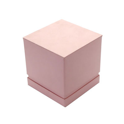 Custom Luxury Rigiding Textured Paper Candle Gift Boxes with Lid Print Own Logo Direct