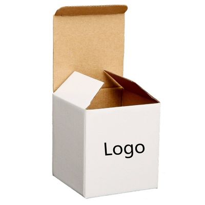 Custom Logo Printed White Paper Folding Shipping Box for Craft Cosmetic Custom Design