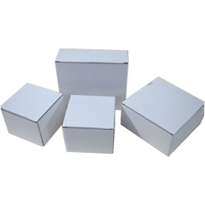 Custom Logo Printed White Paper Folding Shipping Box for Craft Cosmetic Custom Design